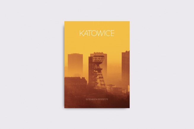 Plakat Katowice - Limitowany