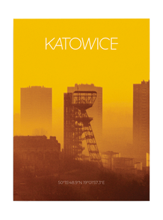 Plakat Katowice - Limitowany