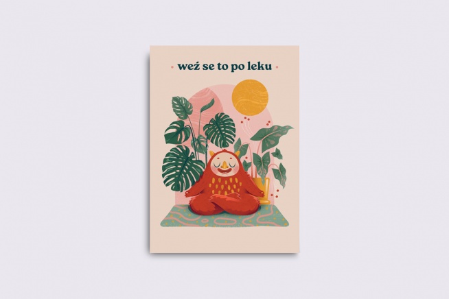Plakat Weź se to po lekku