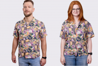 Ślonsko koszula we rajzowy pattern