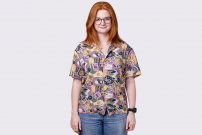 Ślonsko koszula we rajzowy pattern