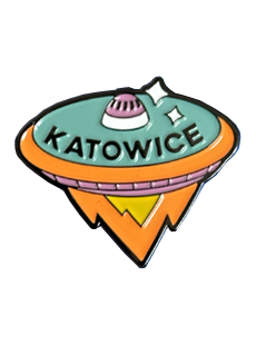 Magnes emaliowany Katowice - KOSMOS