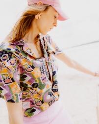 Ślonsko koszula we rajzowy pattern