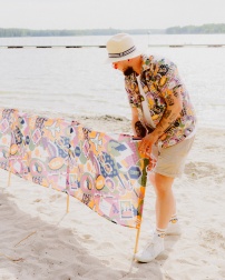 Ślonsko koszula we rajzowy pattern