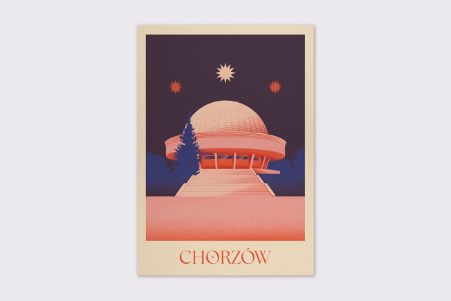 Plakat Chorzów ilustracja