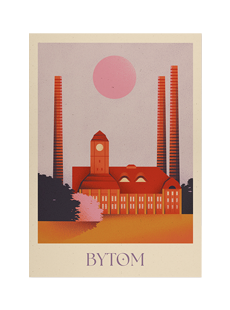 Plakat Bytom ilustracja