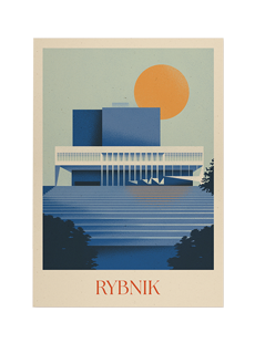 Plakat Rybnik ilustracja