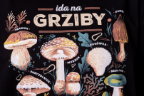 Koszulka czorno grziby - uniseks