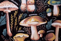 Koszulka czorno grziby - uniseks