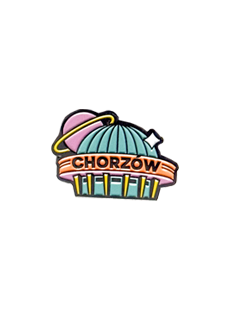 Przipinka emaliowano Chorzów
