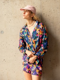 Koszula we miejski pattern