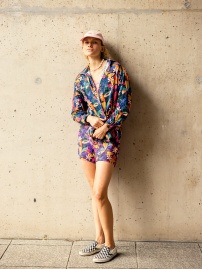 Koszula we miejski pattern