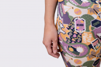 Kolarki we rajzowy pattern