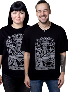 Koszulka uniseks Ślonsk Czorny