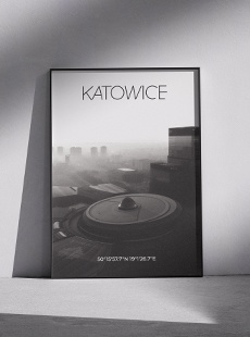 Plakat Katowice BW - Limitowany