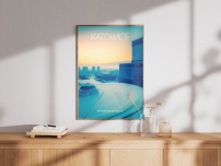 Plakat Katowice Kolor - Limitowany