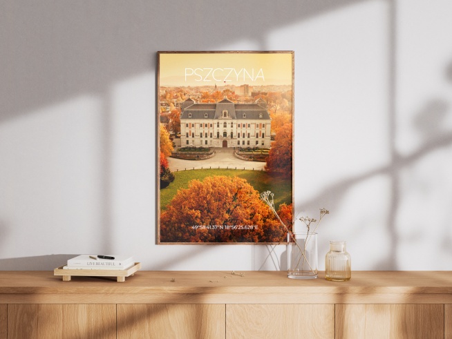 Plakat Pszczyna Kolor - Limitowany