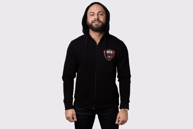 Bluza moplik zapinano na rajfynszlos