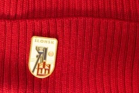 Mycka ze przypinkom emaliowanom Ślonsk - czerwono