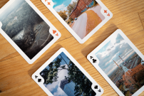 Karty do szpilanio we ślonski landszafty