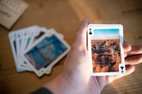 Karty do szpilanio we ślonski landszafty