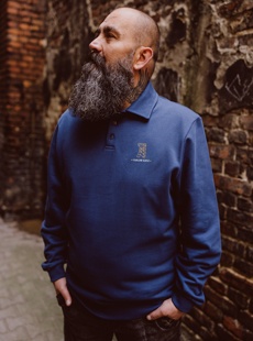 Bluza polo z dugim rynkowkiem - grubiorz szyb