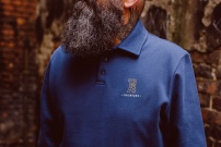 Bluza polo z dugim rynkowkiem - grubiorz szyb