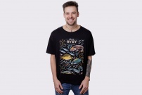 Koszulka Ida na ryby czorno