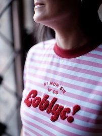 Koszulka Niy mom sie w co łoblyc haft chenile