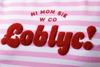 Koszulka Niy mom sie w co łoblyc haft chenile