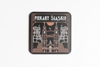 Podkładka korkowo pod kubek PIEKARY ŚLĄSKIE ŁOBROZEK - kontury