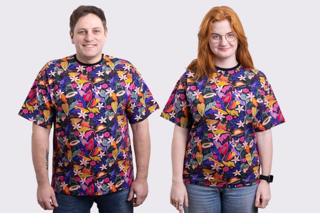 Koszulka miejski pattern uniseks