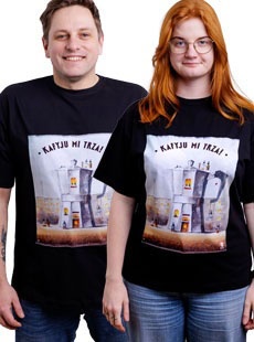 Koszulka Limitowano Grzegorz Chudy x Gryfnie KAFYJU MI TRZA- uniseks