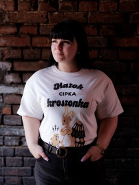 Koszulka uniseks hazok, cipki i kroszonka!
