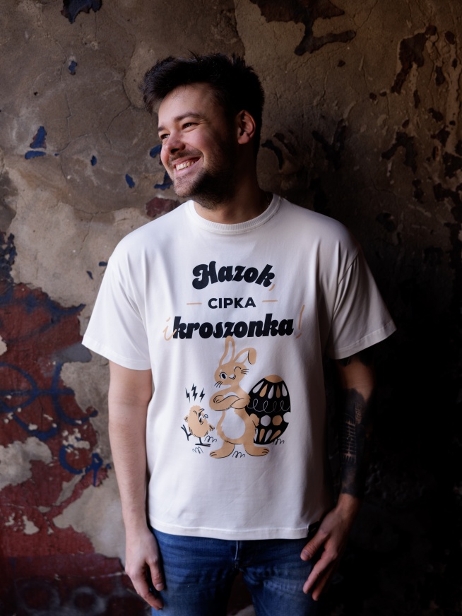 Koszulka uniseks hazok, cipki i kroszonka!