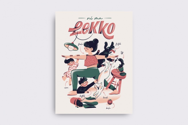 Plakat Ni ma lekko - bajzel