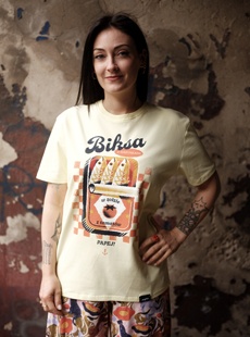 Koszulka babsko biksa z harynkami