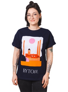 Koszulka granatowo BYTOM uniseks