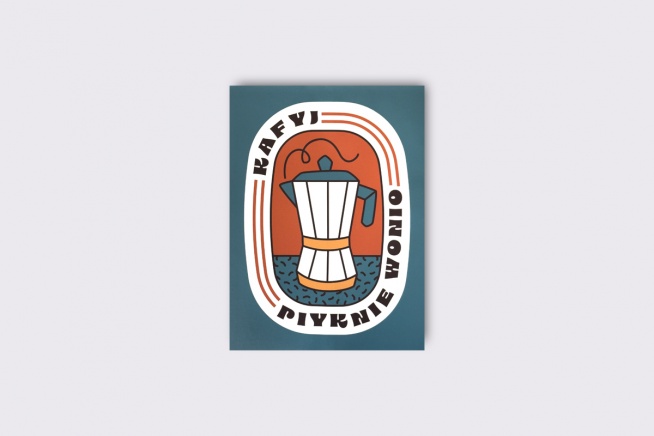 Plakat Kafyj - Piyknie Wonio