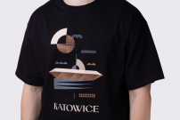 Koszulka Katowice uniseks czorno