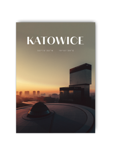 Plakat Katowice - Limitowano edycja