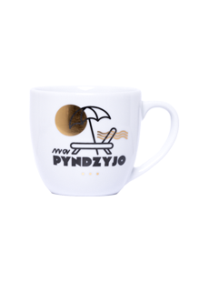 Kubek na pyndzyjo - złoty