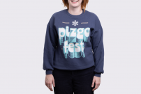 Bluza uniseks pizgo fest snieżynka