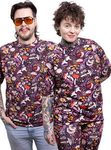 Koszulka uniseks trujoki pattern