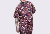 Koszulka uniseks grziby pattern