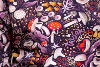 Koszulka uniseks grziby pattern