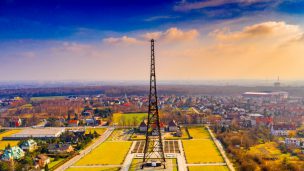 Radiostacja w Gliwicach  – ślonsko Wieża Eiffla